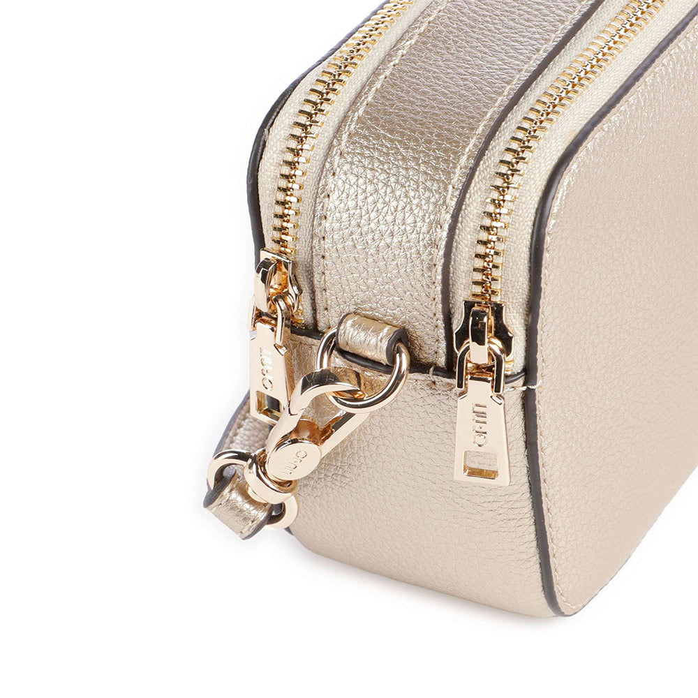 Borsa Donna a Tracolla Small LIU JO Better stampa Bottalata Light Gold