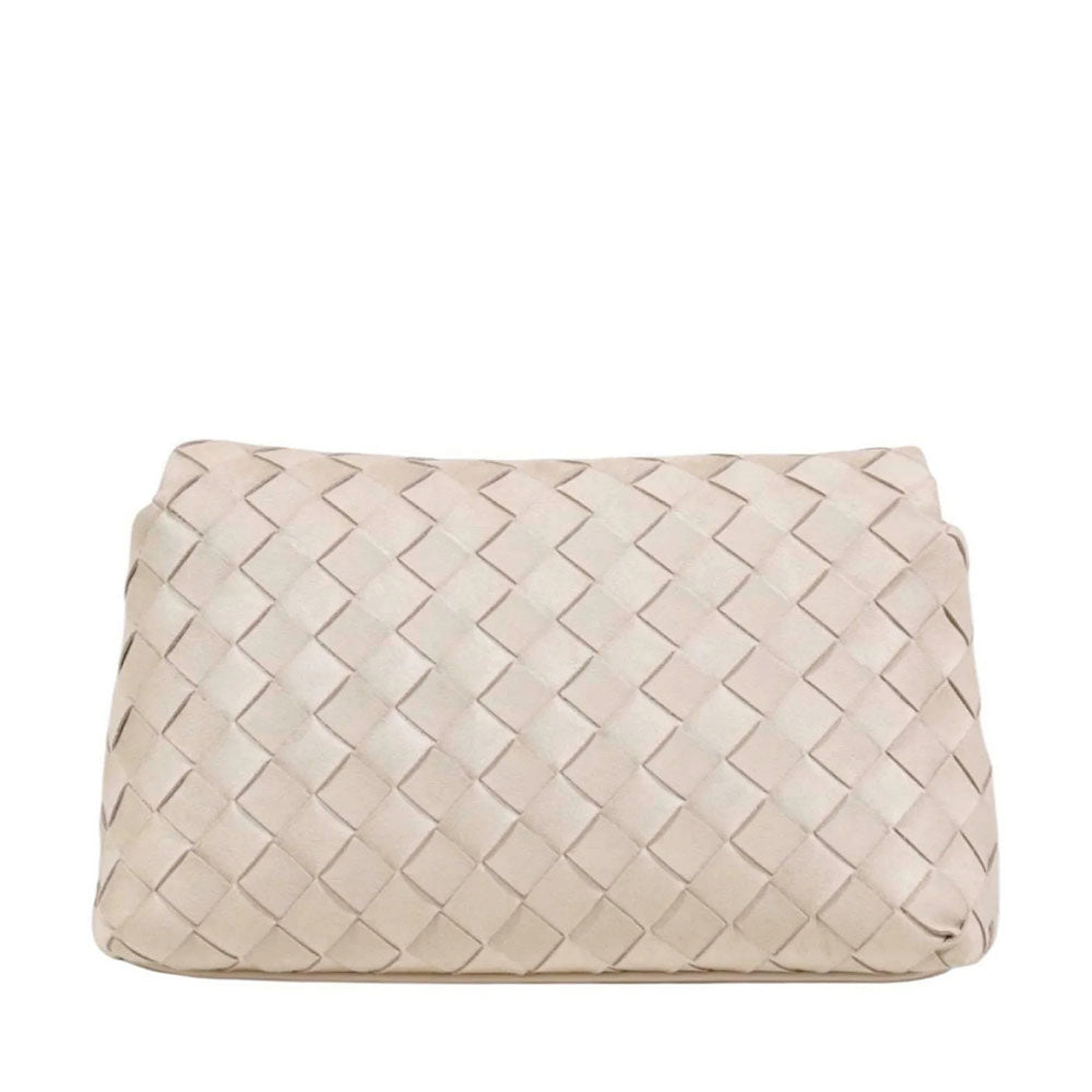 Borsa Media a Spalla Donna LIU JO Better linea La Puffy Intrecciata Beige