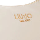 Borsa Donna Hobo Media LIU JO effetto Bottalato color Crema