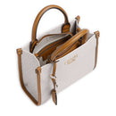 Borsa Donna a Mano LIU JO stampa Monogram Bianco