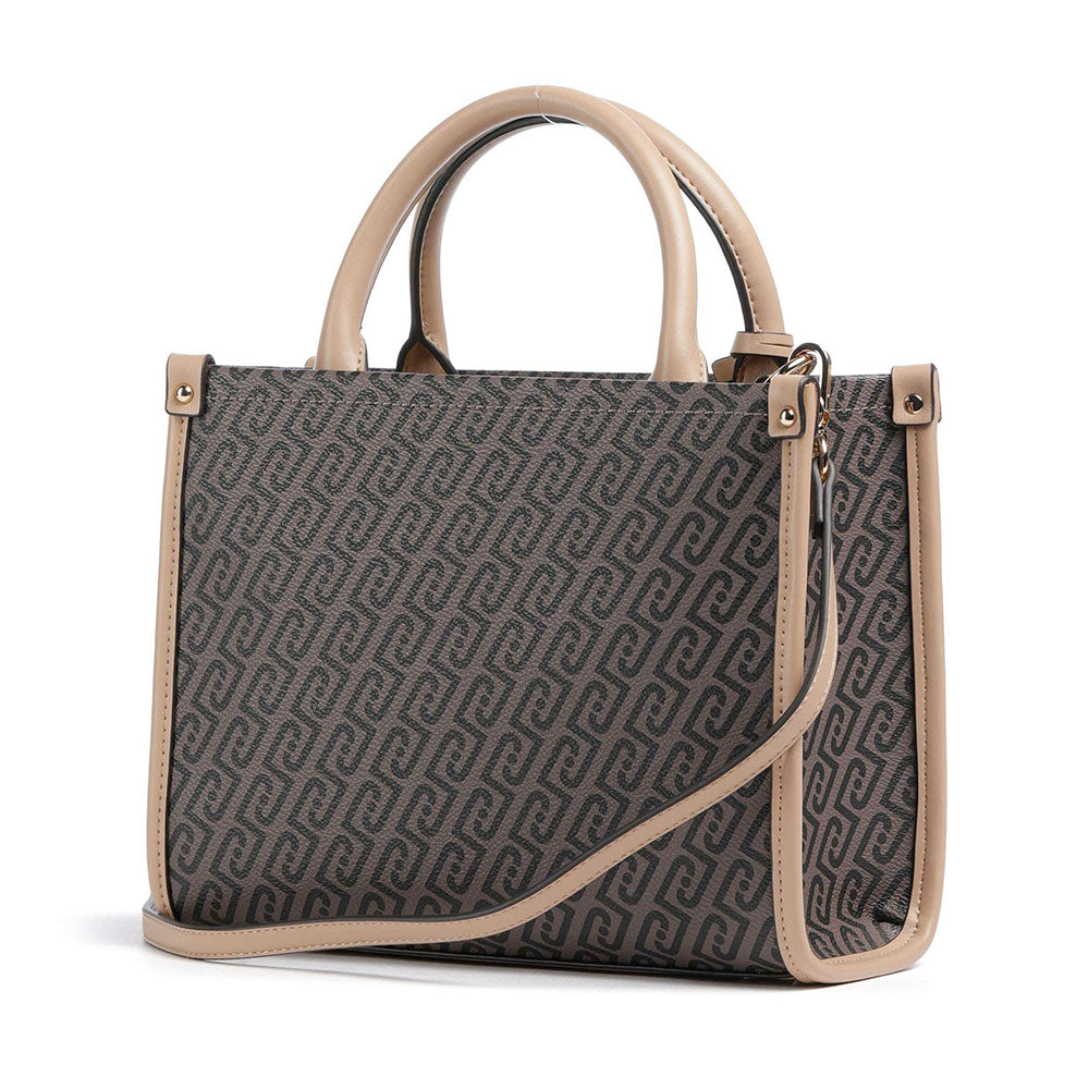 Borsa Donna a Mano LIU JO stampa Monogram Testa di Moro
