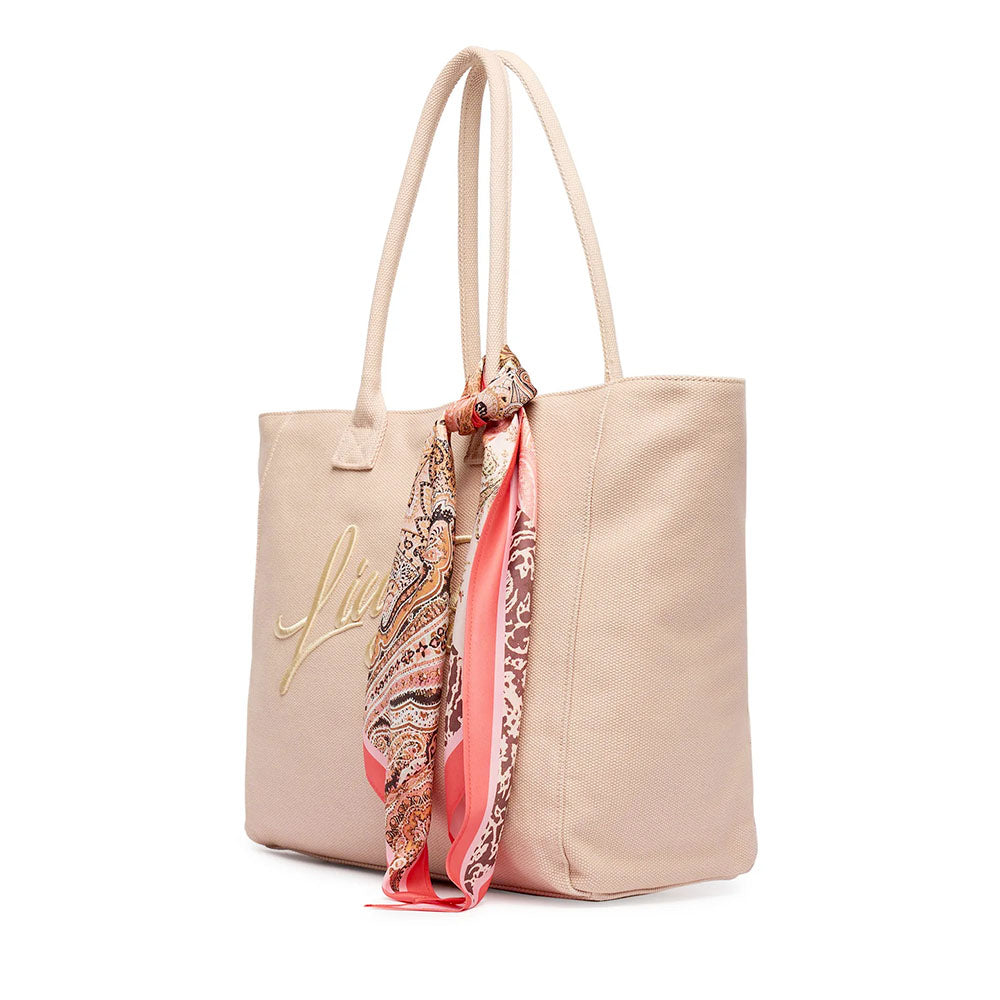Shopping Bag Donna LIU JO in Tessuto Rosa Beach
