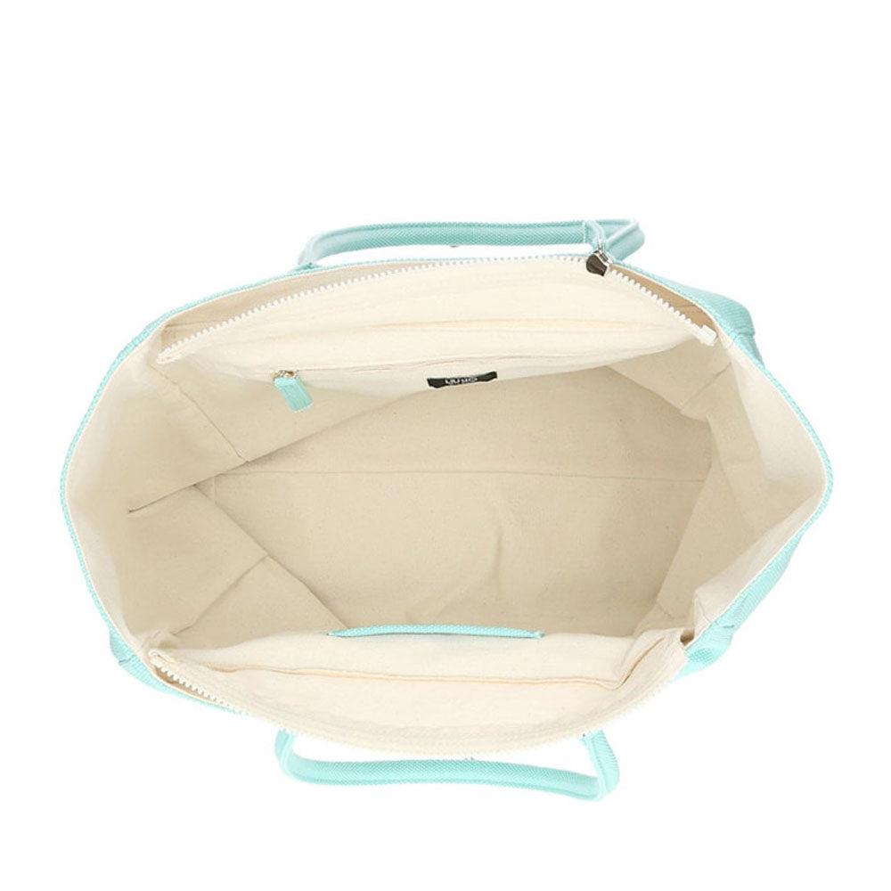 Shopping Bag Donna LIU JO in Tessuto Turchese