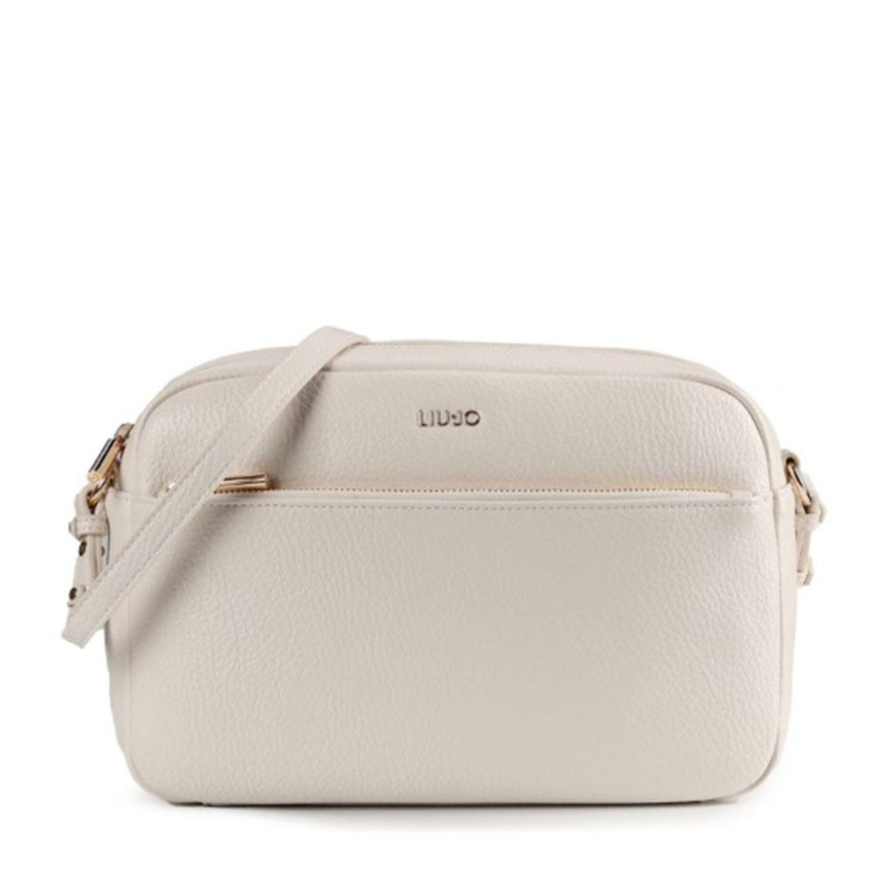 Borsa Donna a Tracolla LIU JO Better effetto Bottalato color Crema