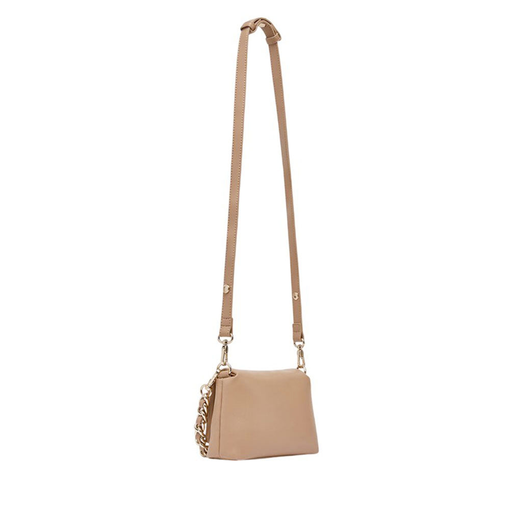 Kleine Damen-Schultertasche LIU JO Better Modell La Puffy in Kamel