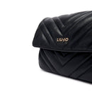 Borsa Donna Media a Spalla LIU JO Matelassè Nera