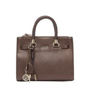 Borsa Donna a Mano Small LIU JO in Ecopelle Bottalata Marrone Scuro