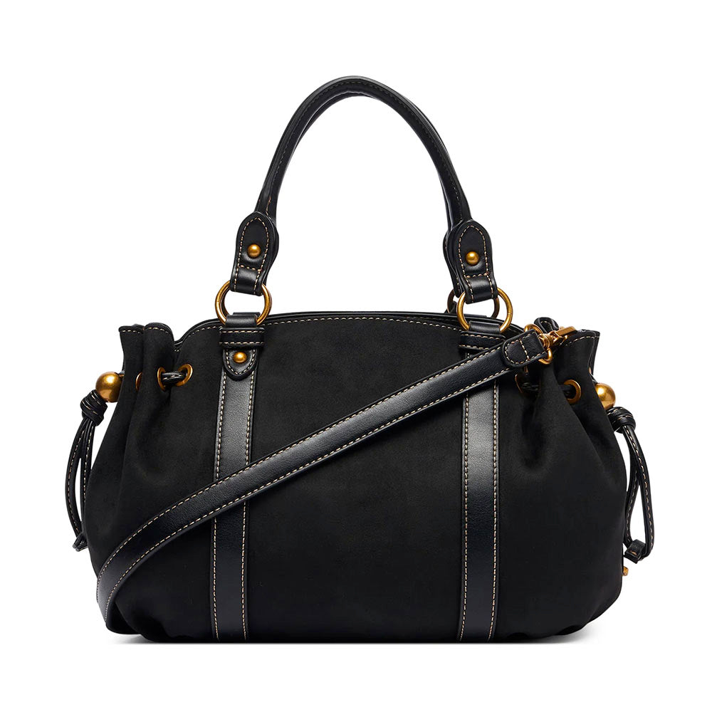Bauletto Donna a Mano LIU JO in Tessuto effetto Camoscio Nero