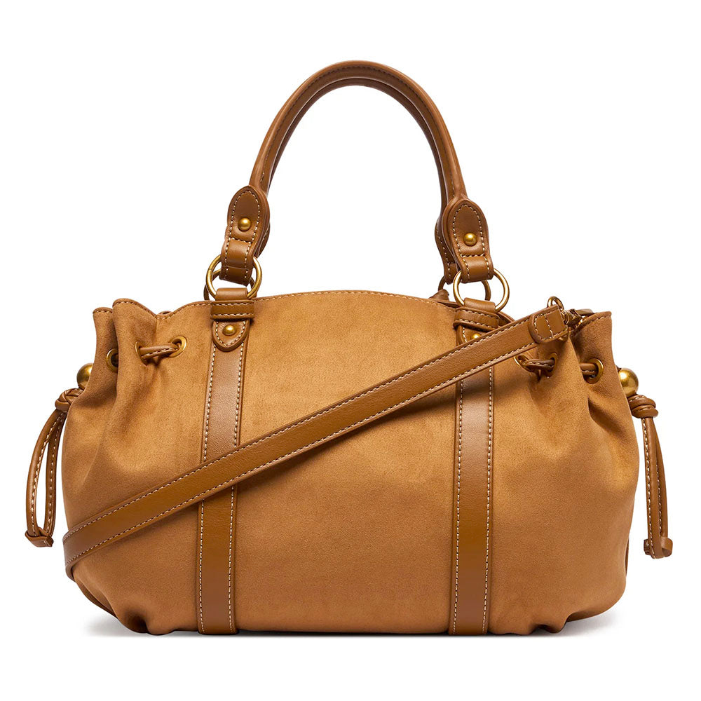 Bauletto Donna a Mano LIU JO in Tessuto effetto Camoscio Beige
