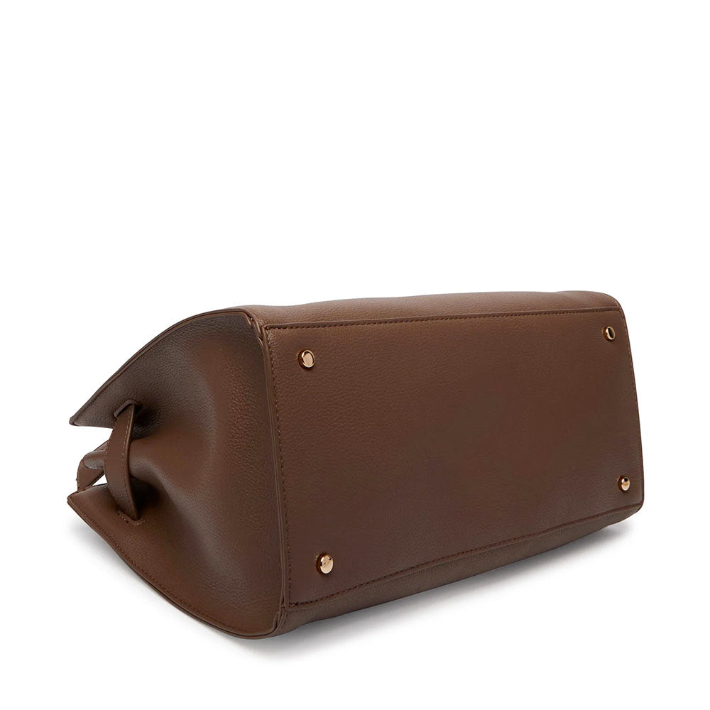 Borsa Donna a Mano Media LIU JO in Ecopelle Bottalata Marrone Scuro