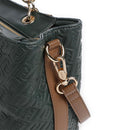 Shopping Bag Donna LIU JO Verde Foresta con Logo Embossed All Over