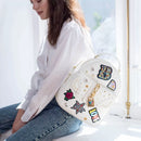 Zaino Donna BRACCIALINI linea Rock colore Bianco