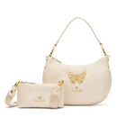 Borsa Donna Mezzaluna a Spalla Media BRACCIALINI linea Beth Jewels Beige