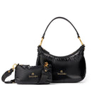 Borsa Donna a Spalla Media BRACCIALINI linea Beth Puffy in Nylon Nero