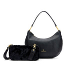 Borsa Donna Mezzaluna a Spalla Large BRACCIALINI linea Beth Nera