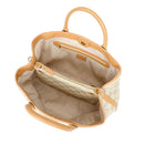 Borsa Donna a Mano Large BRACCIALINI linea Monogram in Pelle Beige