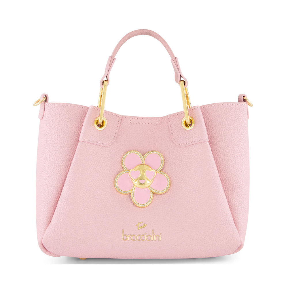 Borsa Donna a Mano Small BRACCIALINI linea Amy Bijoux Rosa