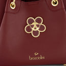 Borsa Donna a Mano Media BRACCIALINI linea Amy Bijoux color Vinaccia