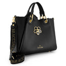 Borsa Donna a Mano Large BRACCIALINI linea Amy Bijoux Nero