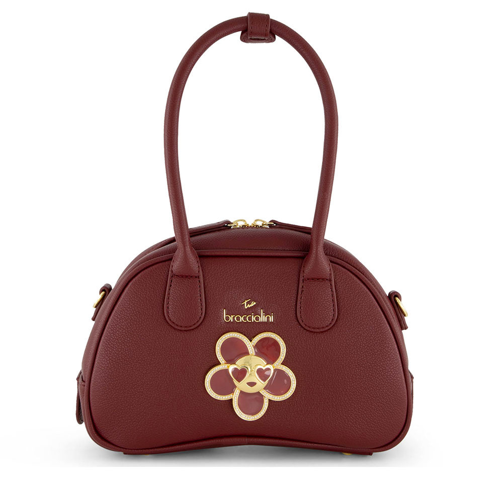 Bauletto Donna a Mano BRACCIALINI linea Amy Bijoux color Vinaccia