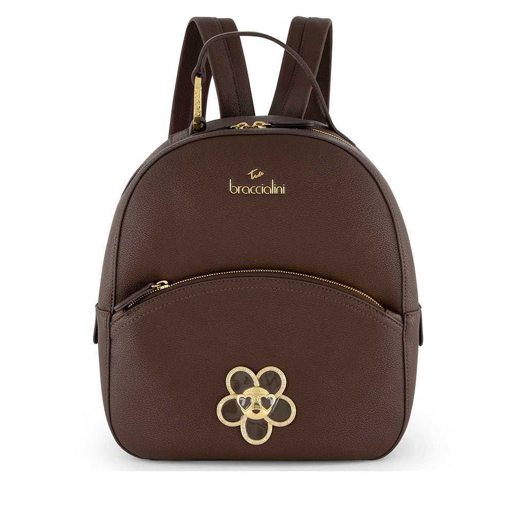 Zaino Donna BRACCIALINI linea Amy Bijoux Marrone Cioccolato