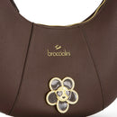 Hobo Bag Donna BRACCIALINI linea Amy Bijoux Marrone Cioccolato