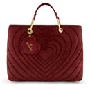 Borsa Donna a Mano Large BRACCIALINI linea Beth Matelassè color Vinaccia