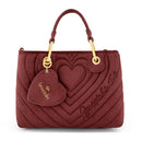 Borsa Donna a Mano Media BRACCIALINI linea Beth Matelassè color Vinaccia
