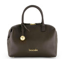Bauletto Donna a Mano BRACCIALINI linea Ariel in Pelle Marrone Cioccolato