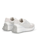 Sneakers Donna LIU JO Lolo 20 in Mesh Suede e Paillettes Bianco