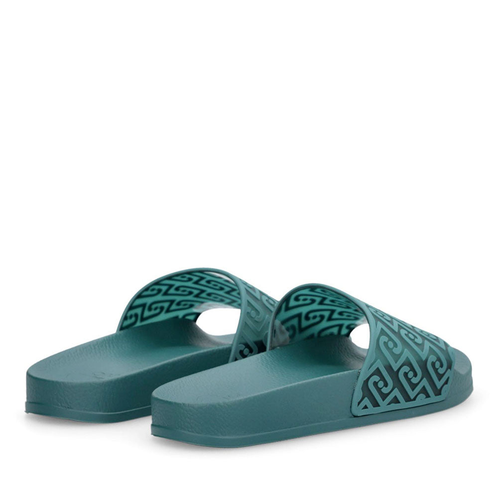 Ciabatte Donna LIU JO Kos 21 stampa Monogram in Gomma Verde