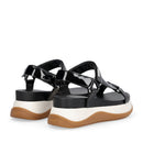 Sandali Platform Donna LIU JO Fiona 04 con Inserti in Vernice Nero