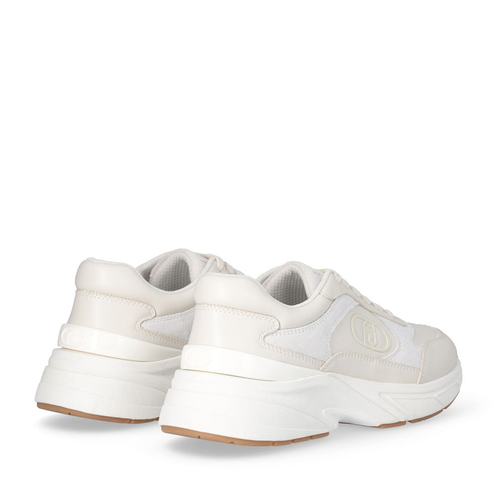 Sneakers Donna LIU JO LJ01 01 in Pelle color Latte