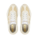 Sneakers Platform Donna LIU JO Eva 02 in Pelle e Glitter White Milk