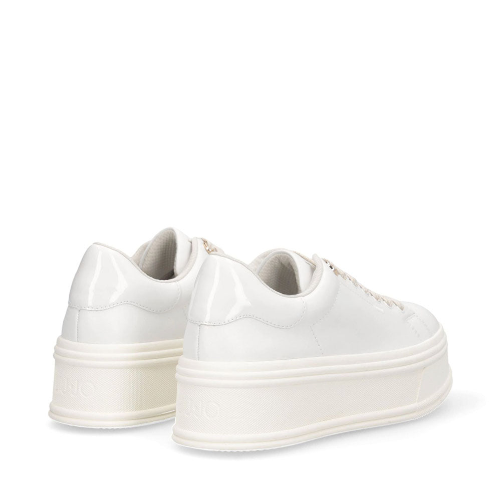 Sneakers Platform LIU JO Selma 16 in Pelle Bianca