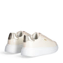 Sneakers Platform LIU JO Babol 01 Laminate Effetto Lizard White Light Gold