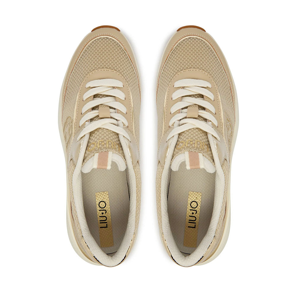 Sneakers Donna LIU JO Stardust 01 in Mesh e Pelle color Corda