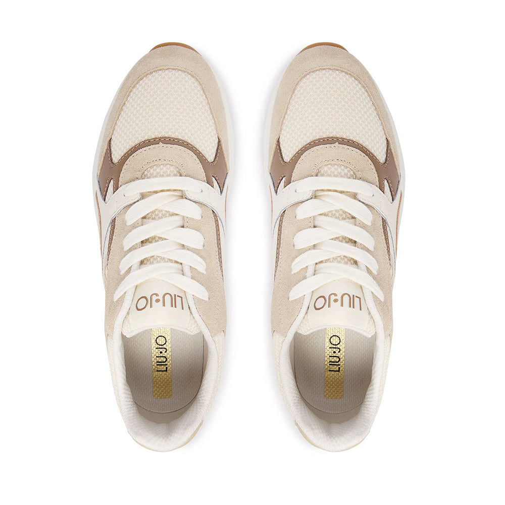 Women's Sneakers LIU JO Trixie 01 in Suede and Mesh, Rope