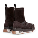 Sneakers Boots Donna LIU JO Maxi Wonder 104 in Suede color Moka