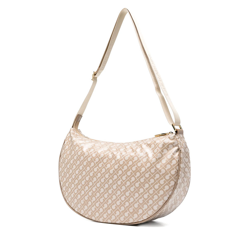 Borsa Donna Mezzaluna GHERARDINI in Tessuto Softy colore Creta