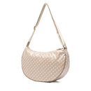 Borsa Donna Mezzaluna GHERARDINI in Tessuto Softy colore Creta