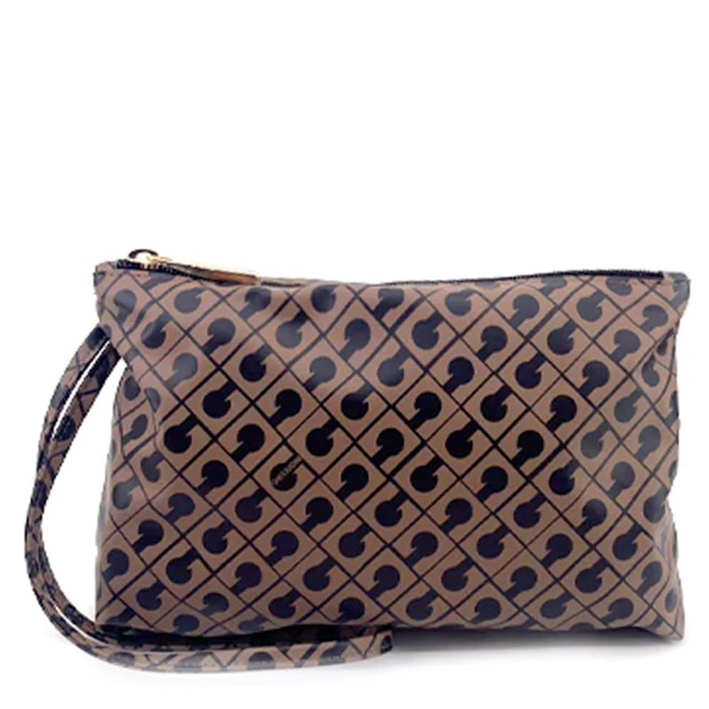 Pouch Grande GHERARDINI in Tessuto Softy colore Toffee
