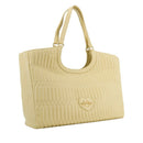 Shopping Bag Donna LOVE MOSCHINO linea Bubby Love in Ecopelle color Burro