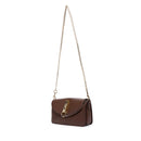 Borsa Donna a Tracolla LOVE MOSCHINO linea Pinned Love Marrone