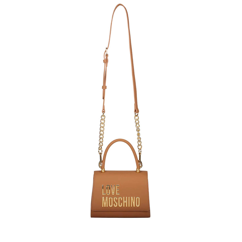 Borsa Donna a Mano Small LOVE MOSCHINO linea Bold Bag color Cuoio