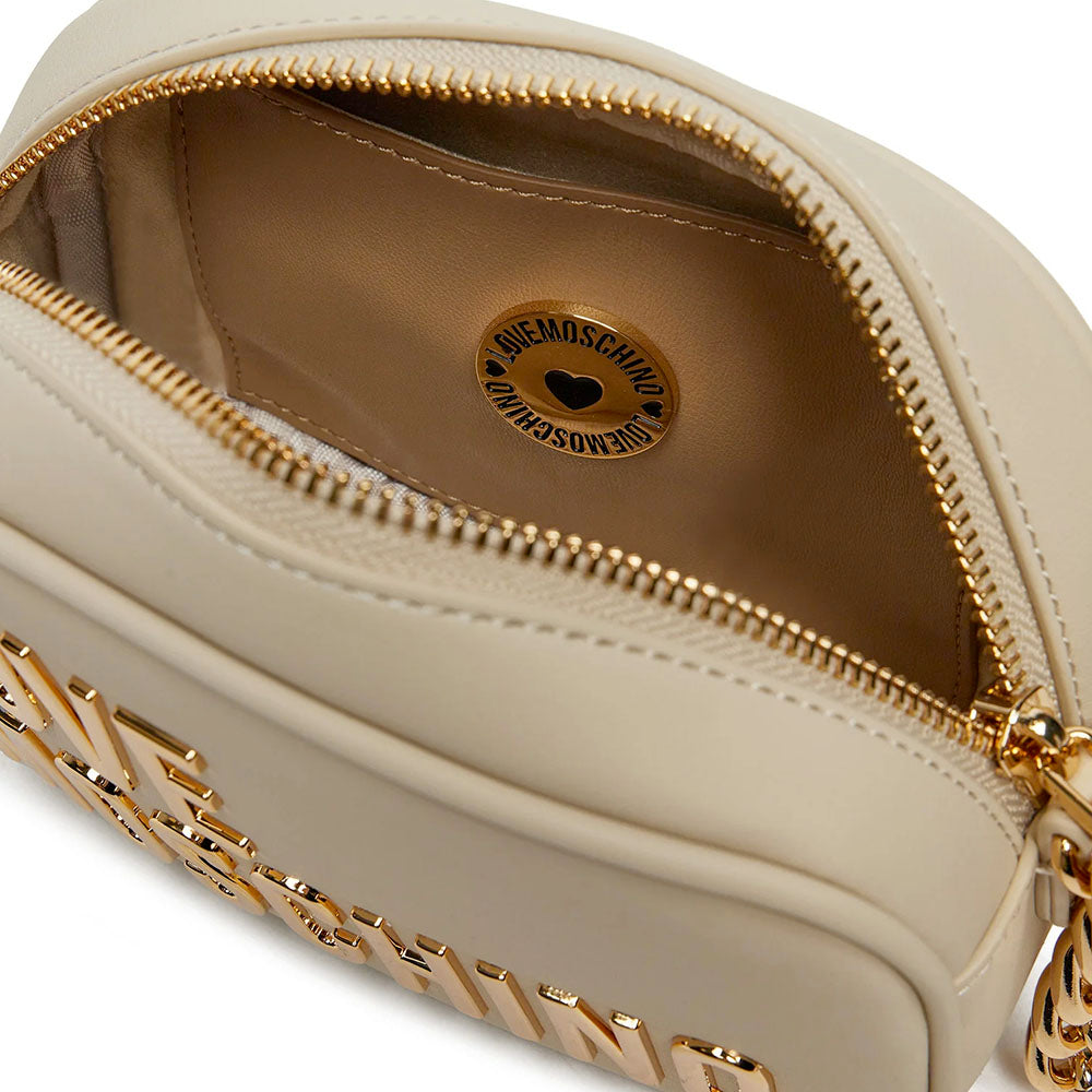 Borsa Donna a Tracolla LOVE MOSCHINO linea Bold Bag Avorio
