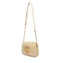 Camera Case Trapuntata LOVE MOSCHINO linea Embossed color Burro