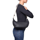 Borsa Donna Mezzaluna a Tracolla LOVE MOSCHINO in Ecopelle Nera