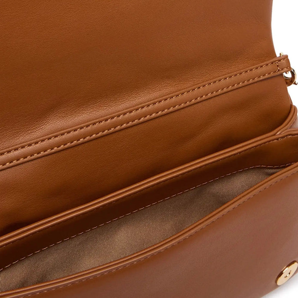 Clutch Trapuntata con Tracolla LOVE MOSCHINO linea Embossed color Cuoio