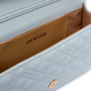 Clutch Donna con Tracolla LOVE MOSCHINO linea Smart Daily Quilted Celeste